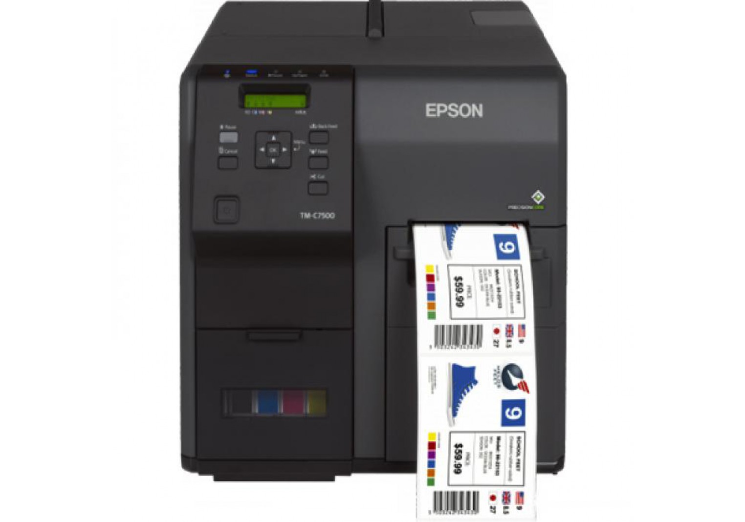 เครื่องพิมพ์บาร์โค้ดสี Epson C7510G
